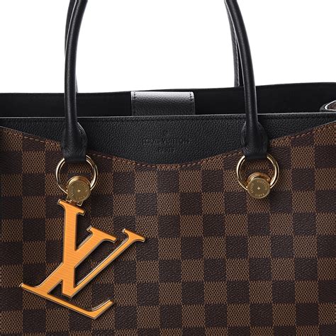 lv riverside tote bag|LOUIS VUITTON Damier Ebene LV Riverside Black.